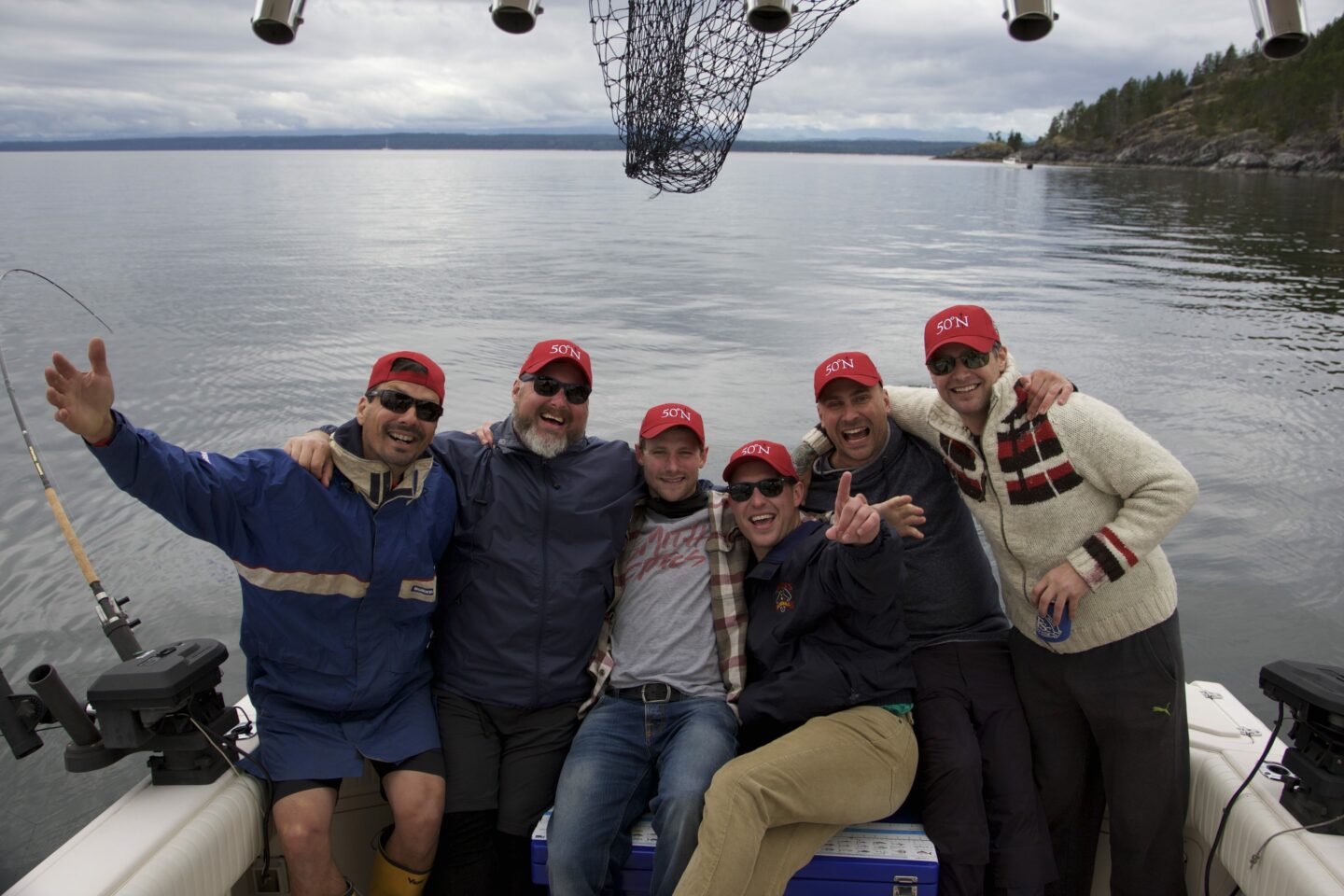 Freedom 55 Financial boys do the salmon derby!